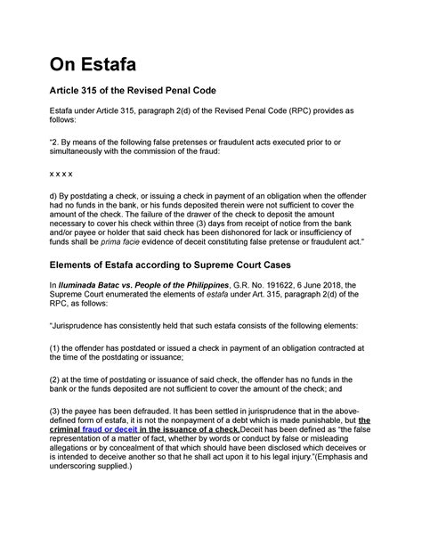 article 315-318 revised penal code|G.R. No. 207711 .